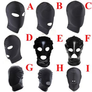 Cosplay Head Mask,Fetish Unisex BDSM Hood Mask Blindfolded,BDSM Restraints Bondage,Halloween Adult Sex Toys For Couple C18112701