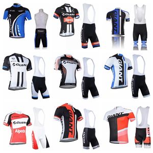 2019 New GIANT team Cycling Short Sleeves jersey bib shorts sets Racing Bike MTB Cycle Clothes Wear Ropa Ciclismo Sportswear K071704