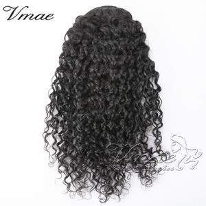 VMAE Бразильские волосы от 8 до 28 дюймов натуральный цвет 100G 1 г/с 3A хвостик Virgin Human Extension