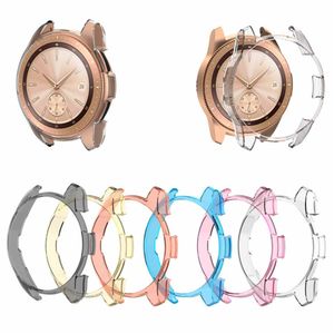 Transparent PC Watch Cover For Samsung Galaxy Watch Gear S3 Frontier Protective Shell Dustproof Case 46mm 42mm
