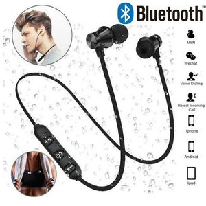 Xt11 fones de ouvido sem fio bluetooth esportes in-ear bt 4.2 fone de ouvido fone de ouvido estéreo magnético com mic para iphone x 8 samsung com pacote