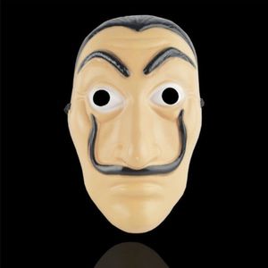 Argent Heist achat en gros de Masque La Casa De Papel Masque Salvador Dali Mascara argent Heist Cosplay Masque Props Jouet