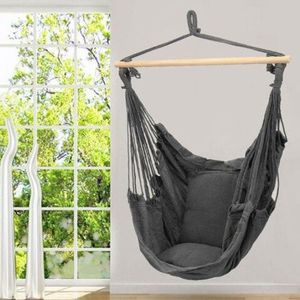 Portable di viaggio Camping Hanging Hammock casa Camera pigro Altalena da giardino interno Altalene all'aperto Moda Amaca sede della sedia DBC BH3146