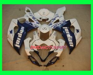 Injection Mold Fairing kit for SUZUKI GSXR1000 2005 2006 GSX R1000 GSXR 1000 K5 05 06 Top White blue Fairings Set+gifts SG14