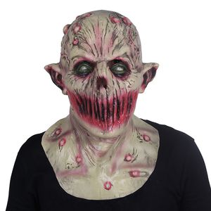 Fun Cool Halloween Bloody Scary Horror Mask Adult Zombie Monster Vampire Mask Latex Costume Party Full Head Cosplay Mask Masquerade Props