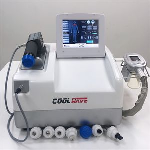 Fajna maszyna Fala Therpy Maszyna Cool Cryolipolizy Maszyna do zamrażania tłuszczu do odchudzania / Akustyczna radialna terapia