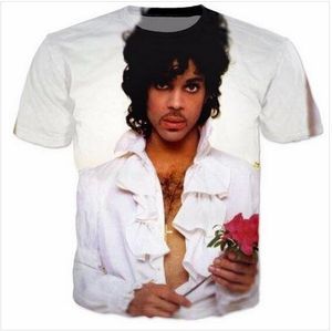 Nyaste Fashion Mens / Womans Legendariska Prince Summer Style Tees 3D Print Casual T-shirt Toppar Plus Size BB021