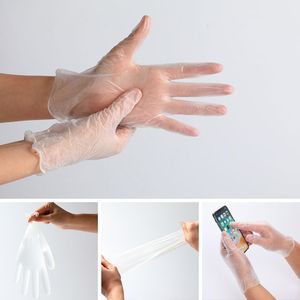 PVC Cleaning Food Gloves Home Disposable Gloves Universal Household Garden Cleaning Elastic Glove Touch Screen Prevent Gloves BH3290 TQQ