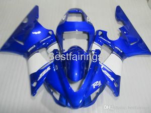 ZXMOTOR YAMAHA R1 1998 Için Ücretsiz Özel Fairing Kiti 1999 Mavi Beyaz Yüzler YZF R1 98 99 DF23