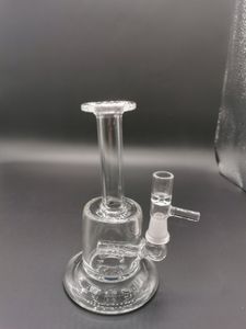 5,5 pollici mini bong in vetro narghilè soffione doccia bruciatore a nafta dip rig in linea prec con 14 mm quarzo femmina banger per chicha shisha