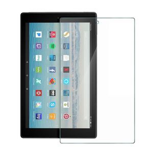 Kindle Fire HD 10 venda por atacado-Protetor de tela de vidro temperado claro para Amazon Kindle Fire HD Plus HD10 Kids Edition