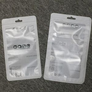 White Mobile phone accessories case earphone shopping packing bag OPP PP PVC Poly plastic packaging bag