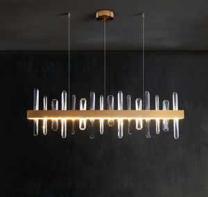 K9 Crystal Luxury LED-ljuskrona Belysning för vardagsrum Restaurang Bar Ljuskronor 30W 40W guld postmodern Konst Hängande lampa myy