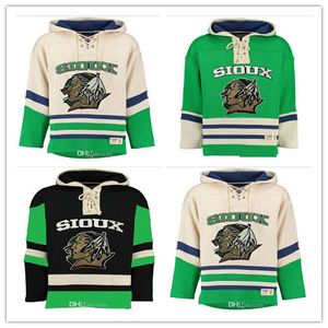 Custom NORTH DAKOTA FIGHTING SIOUX Hockey Hoodies 9 Jonathan Toews 11 Zach Parise 7 TJ Oshie 16 Boeser 33 Johnson Толстовка Any Name Number