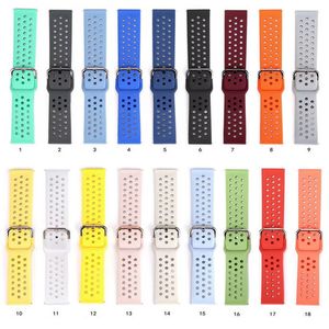 Silicone Replacement Watch Band 22mm/20mm for Samsung Gear S3 Frontier, Galaxy Watch 46mm/42mm, Huawei Watch GT