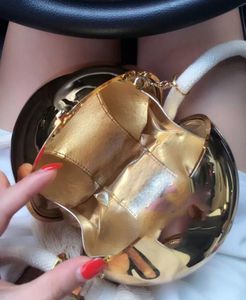 Sprzedawaj torebkę Złotą Ball Top Luksusowe torebki świąteczne prezent VIP Pakiet prezentu Camellia Fashion Gold Pearl Torb Purse235J