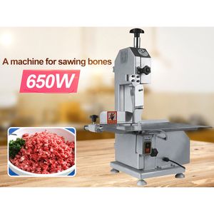 Meat Grinders High quality Bone sawing machine Commercial Bone cutting machine Frozen meat cutter machine 110V/220V for cut Rib/Fish/Meat/Beef