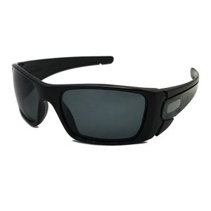 Luxo-alta qualidade Bicicleta Design Óculos Fouel Busca Matte Preto / Cinza Iridium Polarized Lens Sunglasses