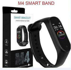 M4 Smart Band Fitness Tracker Watch Sport Armband hjärtfrekvens Smart Watch 0,96 tum smartband Monitor Health Wristband