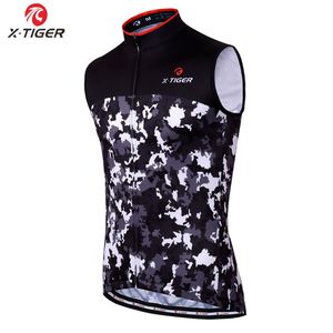 X-Tiger Cycling Pro Vest Abbigliamento da bicicletta da corsa Maglia da ciclismo senza maniche traspirante Abbigliamento da bici MTB da uomo Roupa Ciclismo