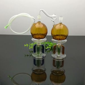 Classic top round belly and bottom four-claw silent filter cigarette kettle Glass Bongs Glass Smoking Pipe Water Pipes Oil Rig Glass Bowls O