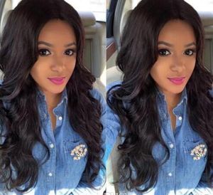 2021 Brasilianska Full Lace Human Hair Wigs Glueless Kinky Front Wig För Black Women Promotion