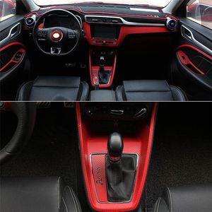 Dla Morris Garaże ZS 17-19 Wnętrze centralnego panelu sterowania Drzwi klamki 3D / 5DCarbon Naklejki Fiber Naklejki Car Styling Accessorie