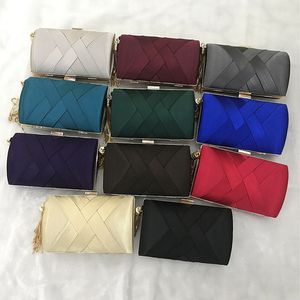 Bolsas de moda Mulheres garotas de metal de Mini Sacos de Pão de Evening de Destas Top Sacos de Bolsa de 7 Cores Disponível Moda Bridal AcessOIRES180Y