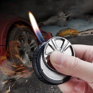 Side cut Gas Lighter Turbo Lighters Smoking Accessories Tire Modeling Cigar Cigarettes Lighter