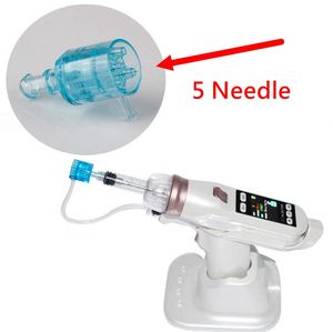 10 peças EZ Vacuum Mesotherapy Meso arma acessórios agulha, tubo e filtro 5/9 pinos seringa de injeção