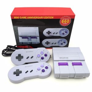 Super klassische SFC TV-Handheld-Minispielkonsolen, Unterhaltungs-HD-System für 660 SFC NES SNES-Spielekonsole, nostalgischer Host mit englischer Einzelhandelsverpackung