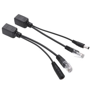 2pcs(1 pair) POE Adapter Cable RJ45 POE Injector + POE Splitter Power Supply Module 12-48v For IP Camera