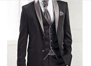 Лучший мужской костюм набор для серого Groom Tuxedo мужские костюмы 2020 Новые Groomsmen костюм мужской бизнес повседневный костюм настроить (куртка + брюки + жилет)