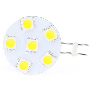 G4 LED لمبة الإضاءة 6LED 5050SMD واسعة Volt 12VDC و AC / DC10-30V White Camper Home