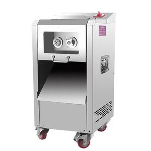 Sälj 400 kg/h automatisk elektrisk köttgrönsaksskärning Skivmaskin Commercial Meat Block Slicer Cutter Price