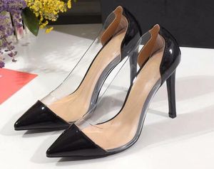 New Arrival Womens High Heel Pumps Pointed Toes Paris Party Wedding Dress Real Leather Ladies Slip On Shoes SZ35-42