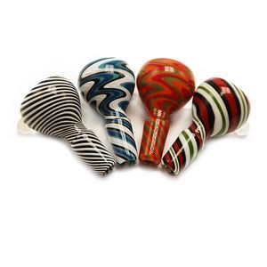 G086 Colored Smoking Bowls 14mm/19mm Male Wig Wag Joint Tobacco Dry Herb Glass Bowl Dab Rig Pipes Bong Dabber Tool Accessory