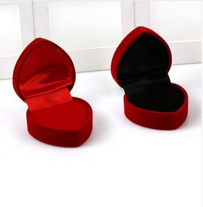 4.8 * 4.8 * 3.5cm 운반 케이스 붉은 심장 웨딩 쥬얼리 포장 디스플레이 박스 링 보관함 귀걸이 주최자 케이스 선물 GB389