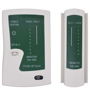 Professioneller Netzwerkkabeltester RJ45 RJ11 UTP LAN-Kabeltester Networking Tool Handheld-Draht-Telefonleitungsdetektor