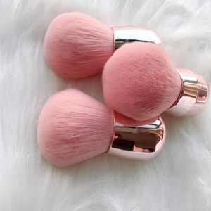 Manicure Nail Cleaning Dust Brush Tool Multi-functional Foundation pink color Brush mushroom style make up brushes