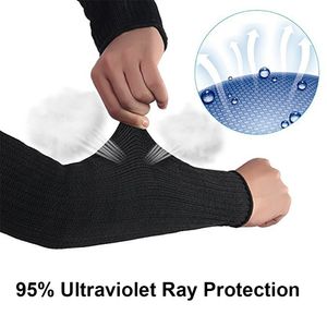 Fashion-Anti Cut Gloves Anti Abrasion Cut Proof Arm Sleeve Guard Bracer Wrist Protector Butcher Work Tool Free shipping