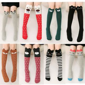 knee high Panada fox cat animal leg warmers Kids girl socks children 3D long Stockings Baby Legging M307