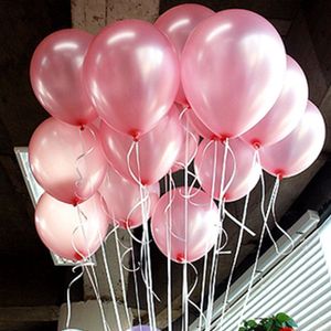 10inch 1.5g pink Latex Balloon Birthday Party Wedding Valentine's Day Decor Air Globos Party Supplies baloon kid toys