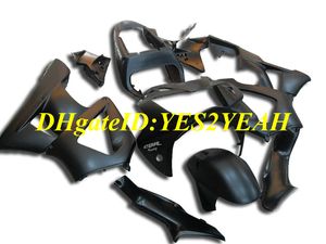 Anpassad insprutning Mote Fairing Kit för Honda CBR900RR 929 00 01 CBR 900RR CBR900 2000 2001 ABS Matte Black Fairings Set + Presenter HZ29