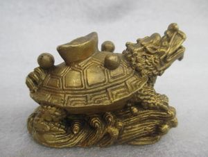 Редкий ручной китайский молоток - процветающая деловая статуя черепахи долголетия