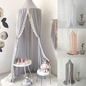 Kids Baby Bed Canopy Bedcover Mosquito Net Curtain Bedding Dome Tent Chiffon Mosquito Net Home Textile