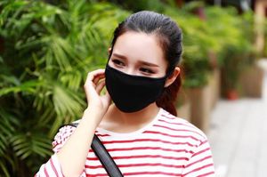 Anti-Staub-Mund-Gesichtsmaske aus Baumwolle, Unisex, Mann, Frau, Radfahren, tragen, schwarz, modisch, hohe Qualität