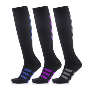 Compression Stockings Long Socks Light Compression Of The Sock Helps To Improve Blood Circulation Sport Socks