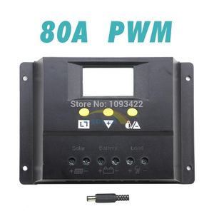 Freeshipping 80a الشمسية نظام تحكم 12 فولت 24 فولت lcd pwm الكهروضوئية شاحن مع ماكس 50 فولت 1920 واط لوحة ضوء الشمسية و الموقت تحكم Y-SOLAR 80I