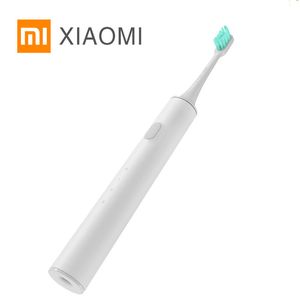 Xiaomi Mijia Sonic Elektrikli Diş Fırçası Şarj edilebilir Ultrasonik Yetişkin Diş Fırçası Beyazlatma Su geçirmez USB Kablosuz Şarj T300